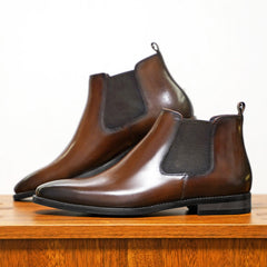Chelsea Boots with Elastic Side Panels for Men