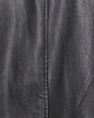 Oversized Faux Leather Blazer Jacket for Women