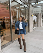 Waterproof Riding Boots with Buckle Detail for Women