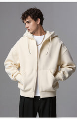 Oversized Zip-Up Hoodie for Men