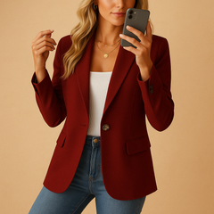 Tailored Comfort Fit Blazer for Women