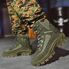 Tactical Combat Boots with Rugged Sole for Men